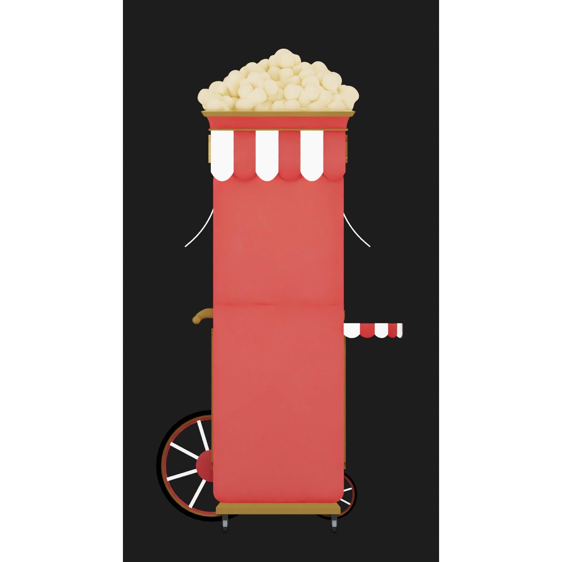 Sweet Robo Popcart Machine-Arcade Games-Sweet Robo-Game Room Shop