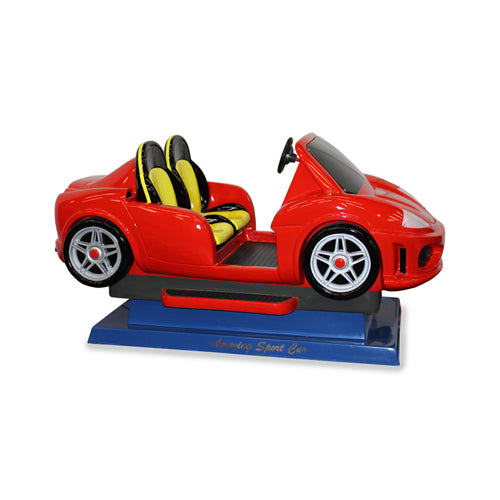 Barron Games Amazing Sports Car Kiddie Ride-Arcade Games-Barron-Red-Game Room Shop