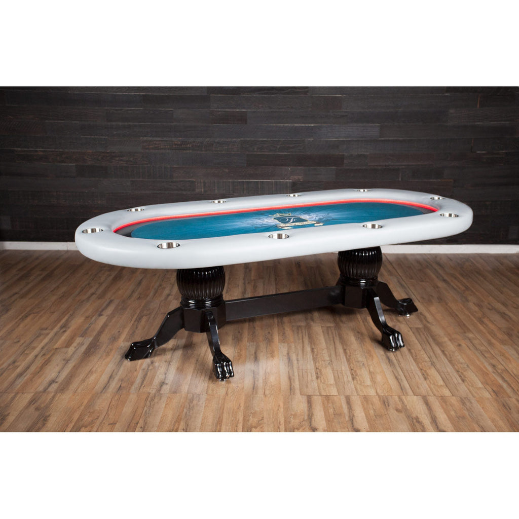 BBO Poker Tables Elite Alpha LED Poker Table-Poker & Game Tables-BBO Poker Tables-No Thank You-Game Room Shop