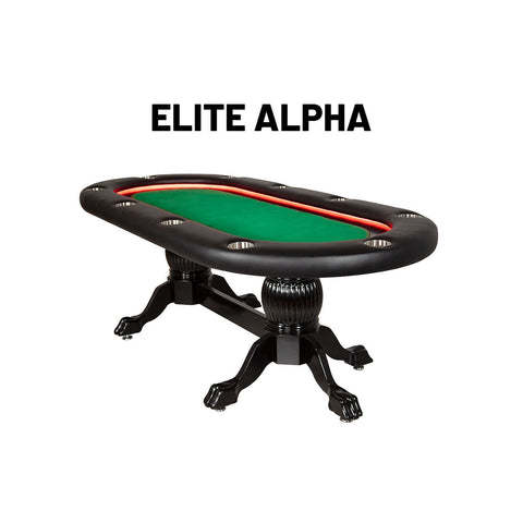 Image of BBO Poker Tables Elite Alpha LED Poker Table-Poker & Game Tables-BBO Poker Tables-No Thank You-Game Room Shop