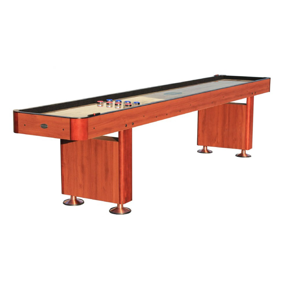 Berner Billiards "The Standard" Shuffleboard Table-Shuffleboards-Berner Billiards-9' Length-Cherry-Game Room Shop