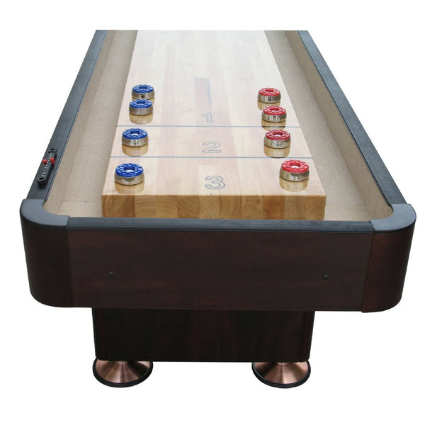 Berner Billiards "The Standard" Shuffleboard Table-Shuffleboards-Berner Billiards-9' Length-Espresso-Game Room Shop
