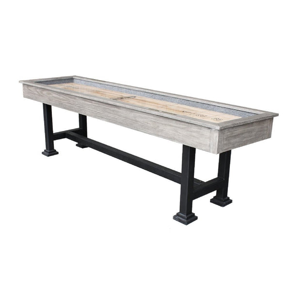 Berner Billiards "The Urban" Shuffleboard Table-Shuffleboards-Berner Billiards-9' Length-Silver Mist-No Thank You-Game Room Shop