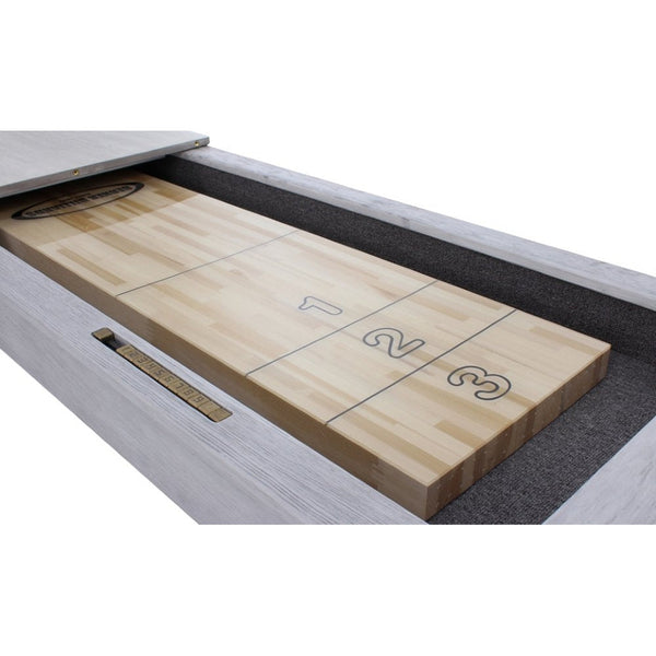 Berner Billiards "The Urban" Shuffleboard Table-Shuffleboards-Berner Billiards-9' Length-White-No Thank You-Game Room Shop