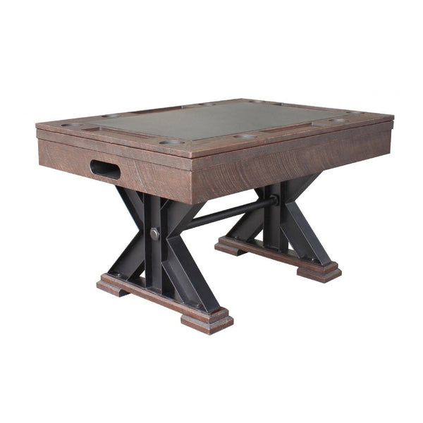 Berner Billiards The Weathered Rectangular Slate Bumper Pool Table-Billiard Tables-Berner Billiards-Black Oak-No Thank You-Game Room Shop