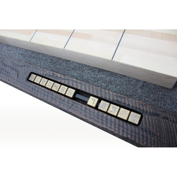 Berner Billiards "The Weathered" Shuffleboard Table-Shuffleboards-Berner Billiards-12' Length-Black Oak-Game Room Shop