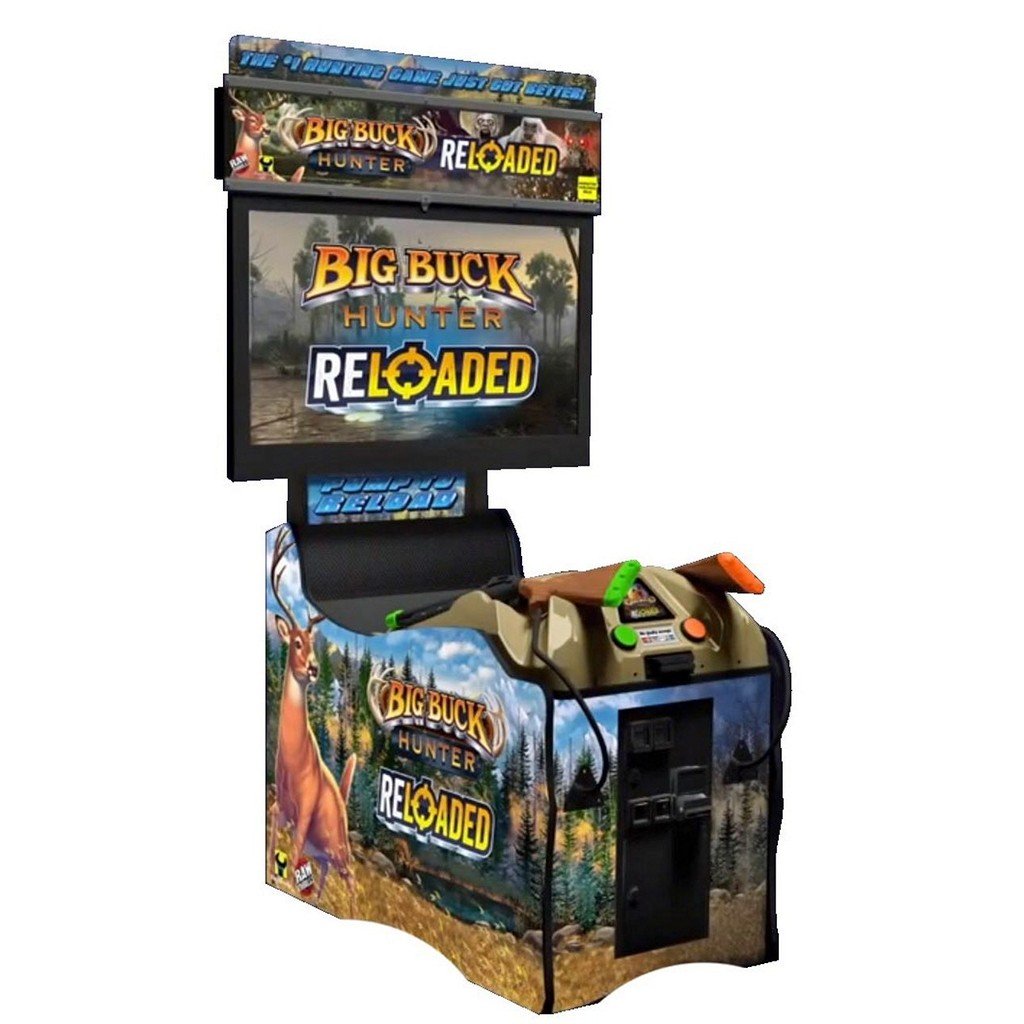 Big Buck Hunter Reloaded Panorama Shooting Arcade Game-Arcade Games-Raw Thrills-Coin Operated-Game Room Shop