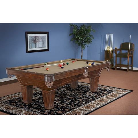 Brunswick Billiards Allenton 8 Foot Pool Table-Billiards-Brunswick-Tuscana-Tapered-Game Room Shop
