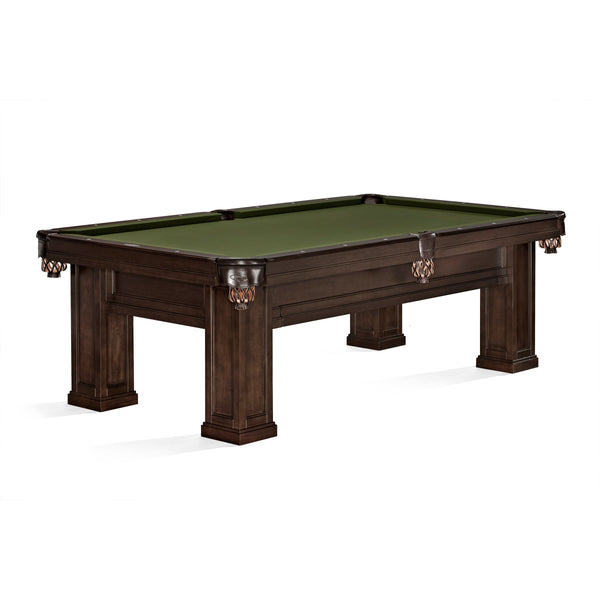 Brunswick Billiards Oakland II 8 Foot Pool Table Espresso Finish-Billiards-Brunswick-Game Room Shop