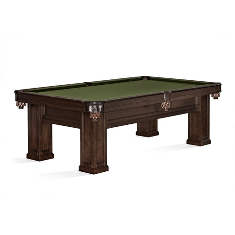 Image of Brunswick Billiards Oakland II 8 Foot Pool Table Espresso Finish-Billiards-Brunswick-Game Room Shop