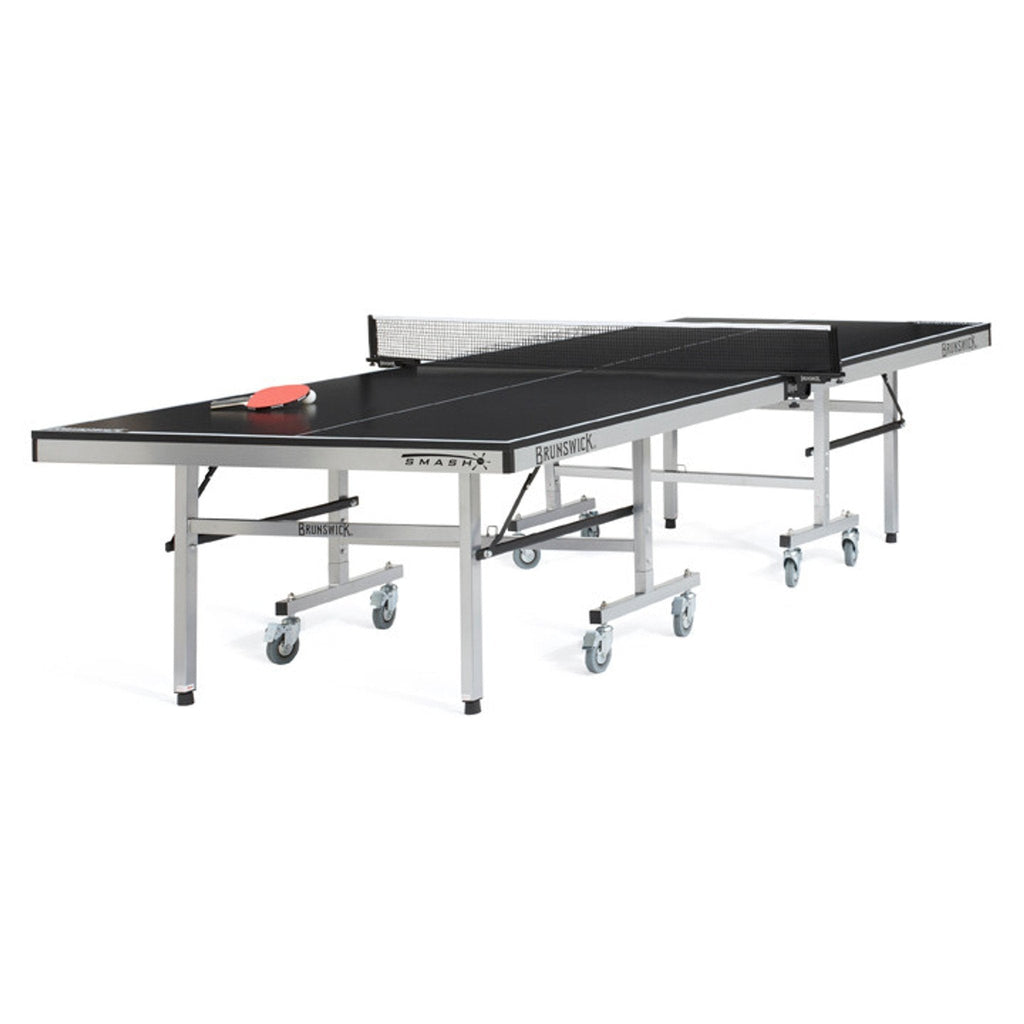 Brunswick Outdoor Folding Table Tennis Ping Pong Table - Black Smash 7.0-Table Tennis-Brunswick-Game Room Shop