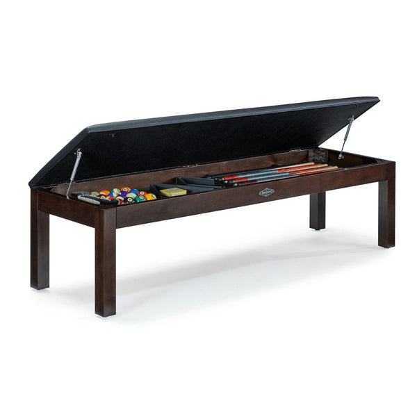 Brunswick Centennial Storage Bench-Storage & Entryway Benches-Brunswick-Rustic Grey-Game Room Shop