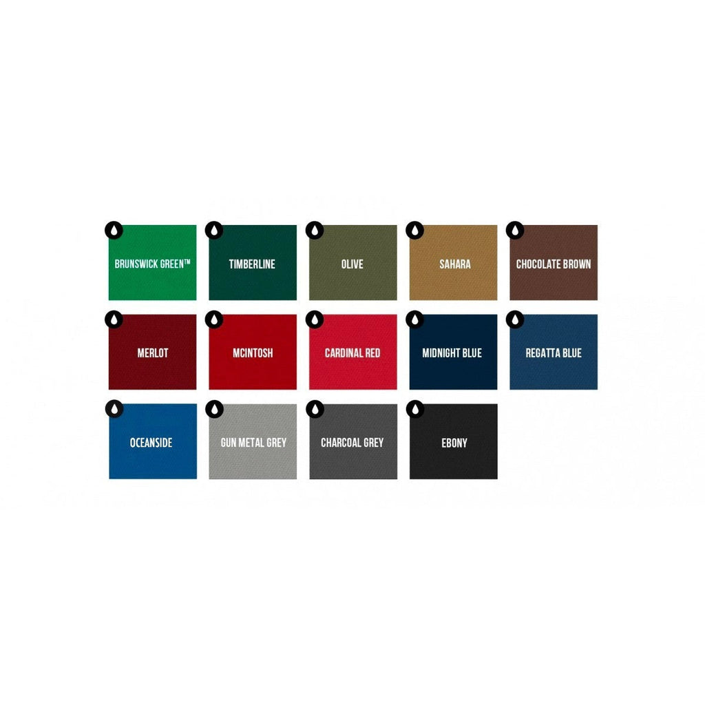 Brunswick Cloth Type Options-Add-ons-Brunswick-Centennial Stain-Resistant Cloth (+$446)-Game Room Shop