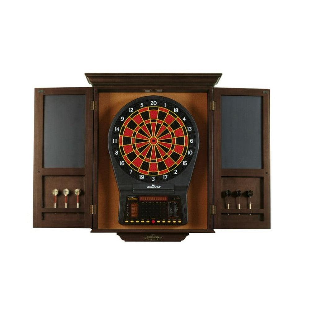 Brunswick Dartboard Cabinet-Dartboard Cabinets-Brunswick-Espresso-Game Room Shop