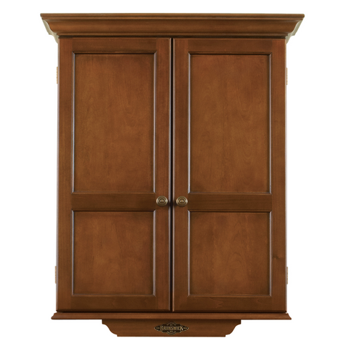Brunswick Dartboard Cabinet-Dartboard Cabinets-Brunswick-Rustic Brown-Game Room Shop