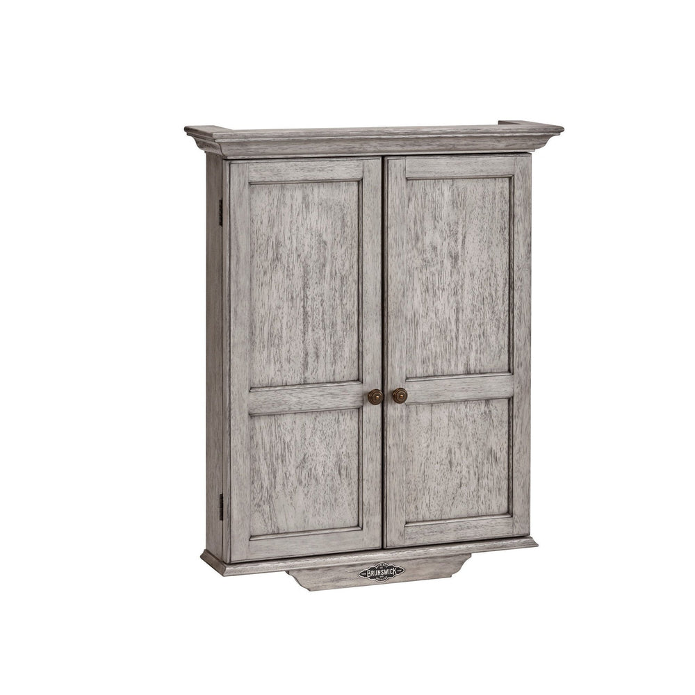 Brunswick Dartboard Cabinet-Dartboard Cabinets-Brunswick-Rustic Grey-Game Room Shop
