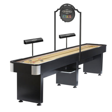 Brunswick Delray II Shuffleboard Table in Black-Shuffleboards-Brunswick-9' Length-Game Room Shop