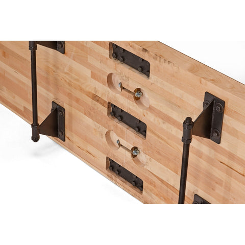 Brunswick Delray II Shuffleboard Table in Black-Shuffleboards-Brunswick-9' Length-Game Room Shop