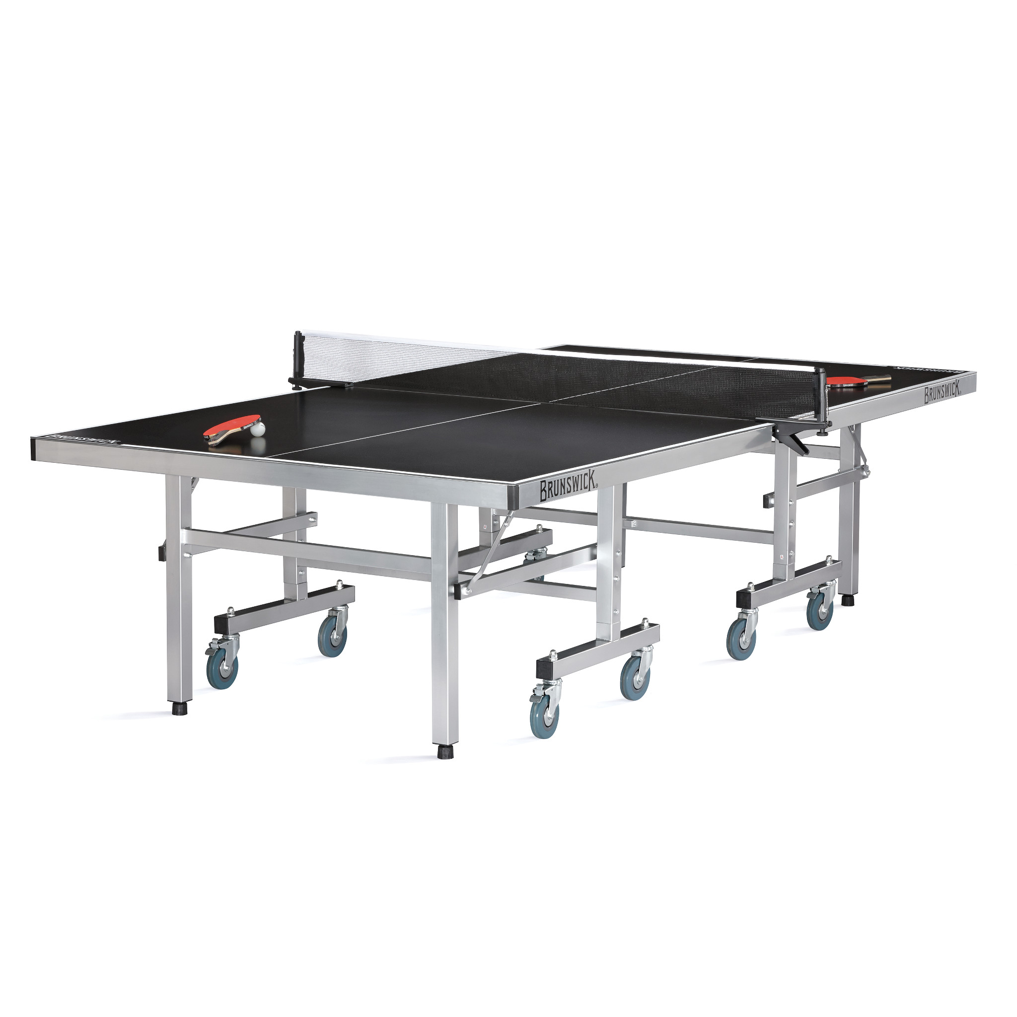 Brunswick Smash 7.0 I/O Black Indoor/Outdoor Table Tennis Table