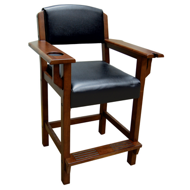 Brunswick Traditional Player's Chair-Spectator Chair-Brunswick-Rustic Dark Brown-Game Room Shop