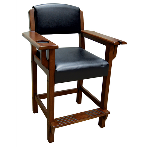 Image of Brunswick Traditional Player's Chair-Spectator Chair-Brunswick-Rustic Dark Brown-Game Room Shop