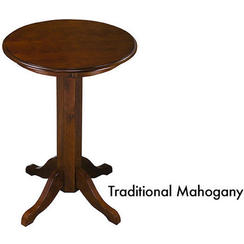 Image of C.L. Bailey The Level Best 30” Pub Table Beveled Pedestal with 4 Legs-Pub Tables-Winslow-Traditional Mahogany-Game Room Shop
