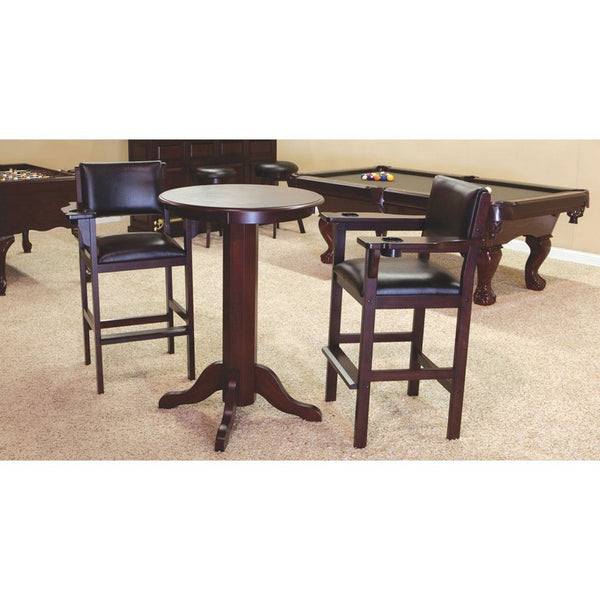 C.L. Bailey The Level Best 30” Pub Table Beveled Pedestal with 4 Legs - Game Room Shop