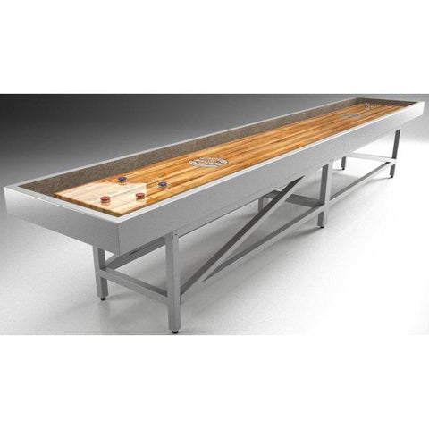 Image of Champion 14' Outdoor Sheffield Shuffleboard Table-Shuffleboards-Champion Shuffleboard-No Thank You-Game Room Shop
