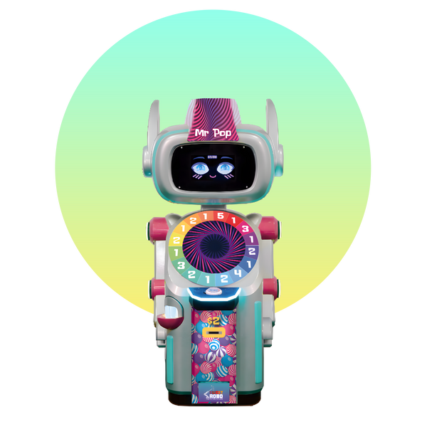 robotsensor　アルターワー・セツナポップ REMIXIES Sweet Robo Mr. Pop | Magical Lollipop Vending Machine — Game Room Shop