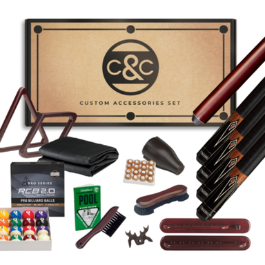 Cue and Case O Platinum Kit Play Package-Billiard Cue Accessories-Cue and Case-Black-Game Room Shop