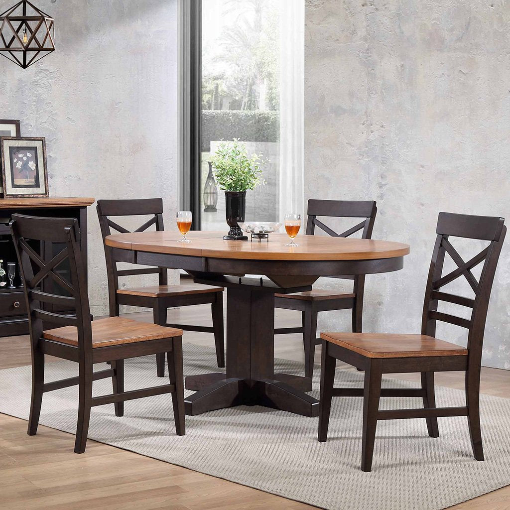 ECI Furniture Complete Choices Round Single Pedestal Table-Furniture-ECI Furniture-Game Room Shop