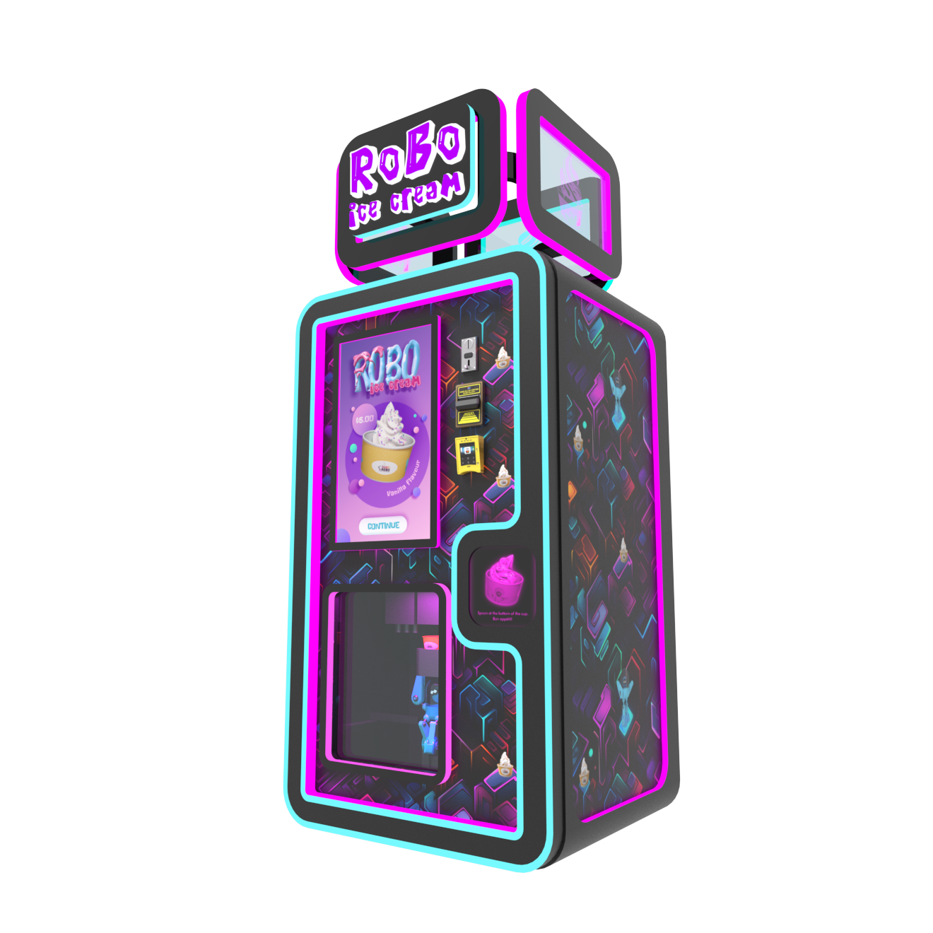 Sweet Robo Ice Cream Machine-Arcade Games-Sweet Robo-F1 Model-Game Room Shop