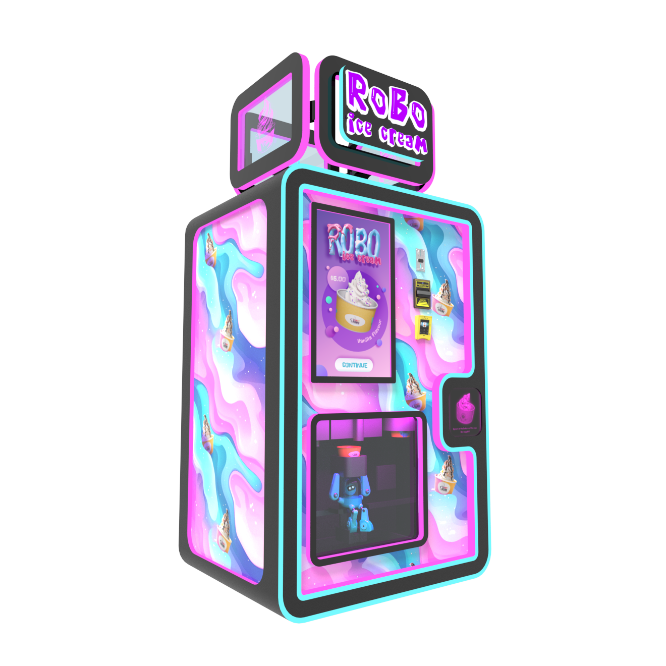 Sweet Robo Ice Cream Machine-Arcade Games-Sweet Robo-F1 Model-Game Room Shop