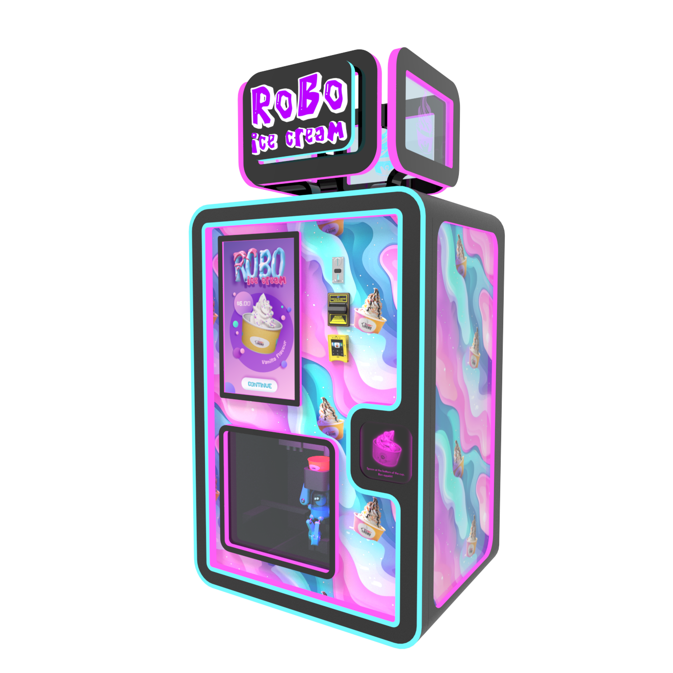 Sweet Robo Ice Cream Machine-Arcade Games-Sweet Robo-F1 Model-Game Room Shop