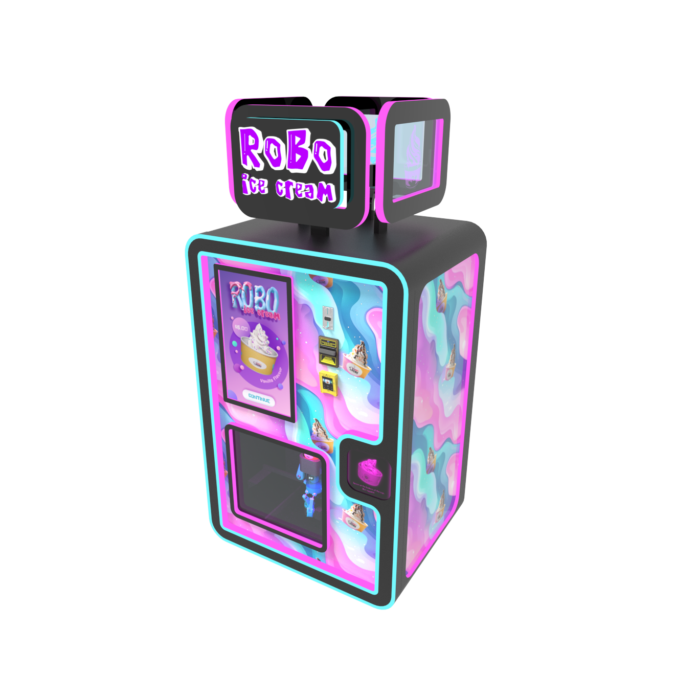 Sweet Robo Ice Cream Machine-Arcade Games-Sweet Robo-F1 Model-Game Room Shop