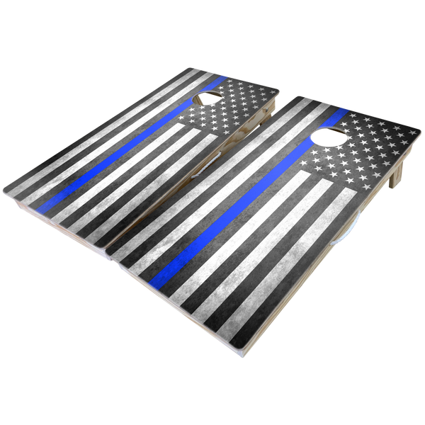 First Responders Theme Cornhole Boards-Cornhole-WGC-Standard Series-Blue Lives Matter-Game Room Shop