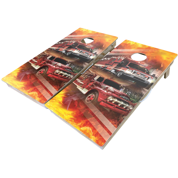 First Responders Theme Cornhole Boards-Cornhole-WGC-Standard Series-First Responders Unit-Game Room Shop