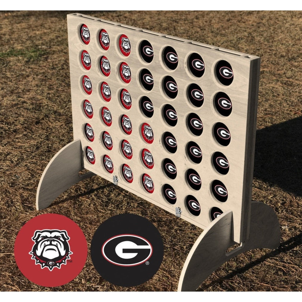 Giant Four in a Row University Edition-Giant For in a Row-WGC-Georgia-Game Room Shop