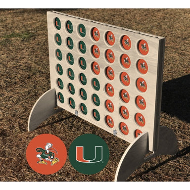 Giant Four in a Row University Edition-Giant For in a Row-WGC-Miami-Game Room Shop