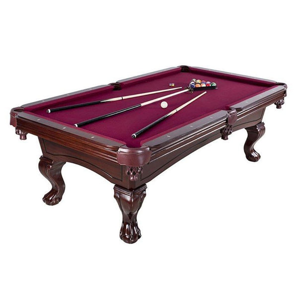Hathaway Carmelli Augusta 8' Non-Slate Pool Table - Mahogany Finish - Game Room Shop