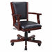 Hathaway Carmelli Kingston Oak 3-in-1 Poker Table w/ 4 Arm Chairs - Game Room Shop