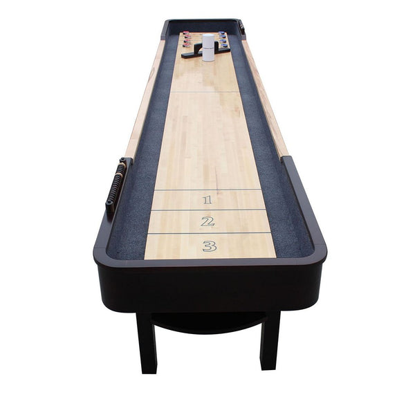 Merlot Shuffleboard Table - Espresso 12-Ft By Hathaway Carmelli-Shuffleboards-Hathaway Games-Game Room Shop