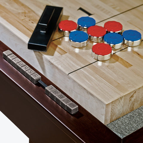 Image of HJ Scott 12 Abbey Shuffleboard Maple PTA8_E / Grey SBA12_AG - Game Room Shop