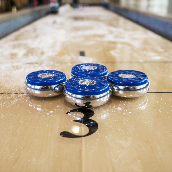 HJ Scott 12 Abbey Shuffleboard Maple PTA8_E / Grey SBA12_AG - Game Room Shop