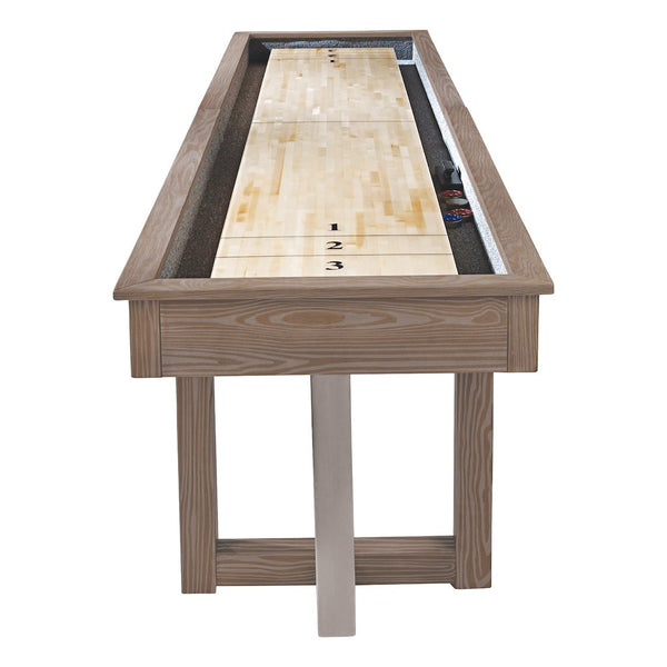 HJ Scott 12 Abbey Shuffleboard Maple PTA8_E / Grey SBA12_AG - Game Room Shop