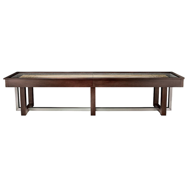 HJ Scott 12 Abbey Shuffleboard Maple PTA8_E / Grey SBA12_AG - Game Room Shop
