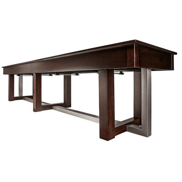 HJ Scott 12 Abbey Shuffleboard Maple PTA8_E / Grey SBA12_AG - Game Room Shop