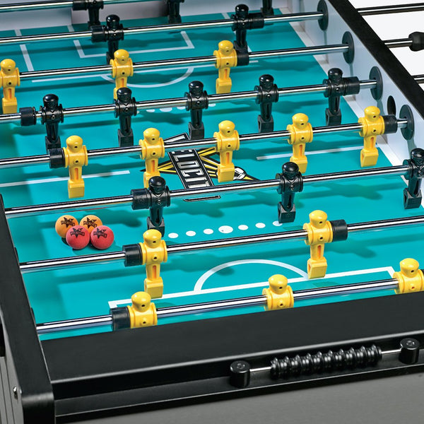 HJ Scott Velocity Foosball Table Silver VF5000 - Game Room Shop