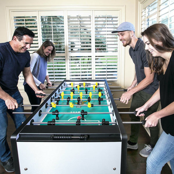 HJ Scott Velocity Foosball Table Silver VF5000 - Game Room Shop