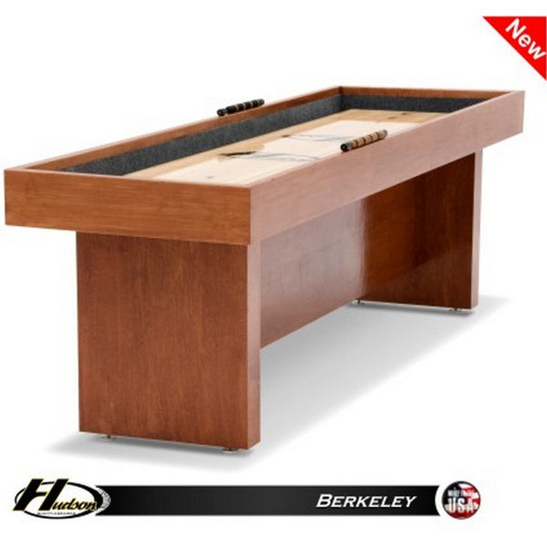 Hudson Berkeley Shuffleboard Table 9'-22' with Custom Stain Options - Game Room Shop